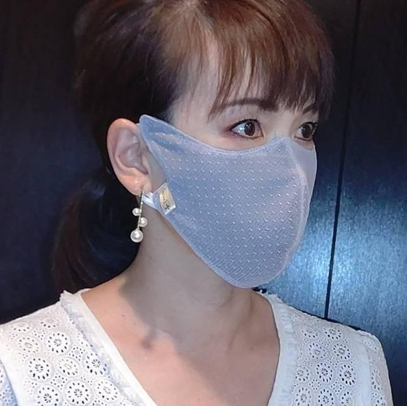 345レモン★チュール★金糸キラキラ★刺繍レース★ハンドメイドマスク 345レモン☆チュール☆金糸キラキラ☆刺繍レース☆ハンドメイドマスク