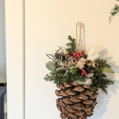 クリスマス ミニ人工松ぼっくり レッドベリー 人工松ピック 飾り 造花 クリスマス ミニ人工松ぼっくり レッドベリー 人工松ピック 飾り