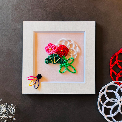 水引松竹梅飾りミニフレーム タペストリー・壁掛け tomoemon 通販