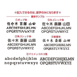 【表札】かわいいフラワー柄F♪北欧風デザイン　漢字の製作可　両面テープ付　玄関、ポストなど 3枚目の画像