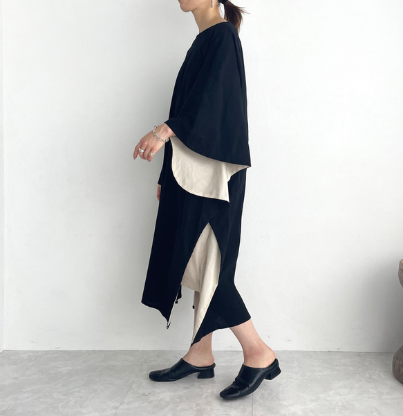 ひらゆらリラックスワンピース 5枚目の画像