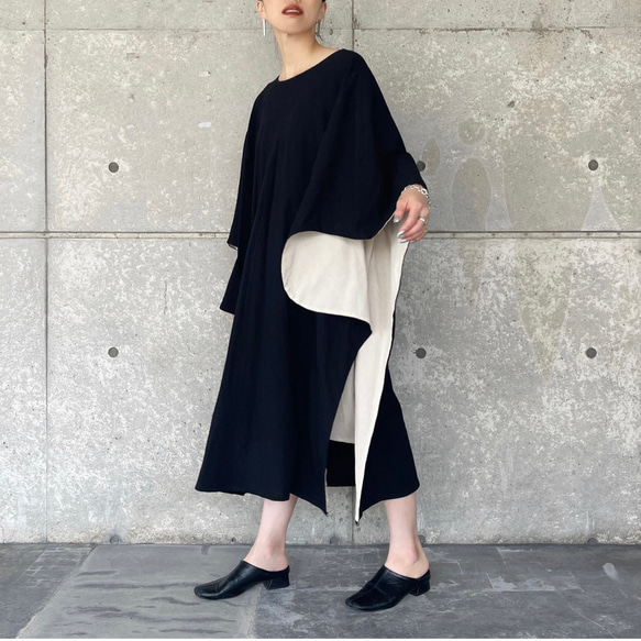 ひらゆらリラックスワンピース 3枚目の画像