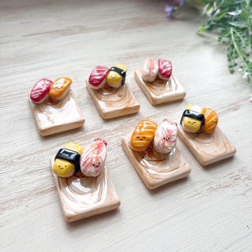 新作】お寿司兄弟/箸置き 食べ物ちゃん おすし 箸・箸置き waco