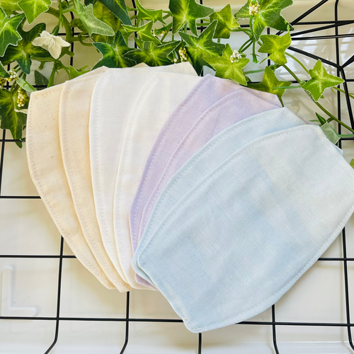 肌に優しい快適ガーゼインナーマスク☆8枚セット☆ふわふわダブル  