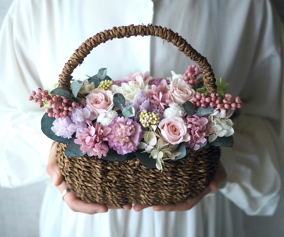舶来ヴィンテージ陶器バスケットアンティーク花びらフラワーバスケット陶花バスケット 舶来ヴィンテージ陶器バスケットアンティーク花びらフラワー