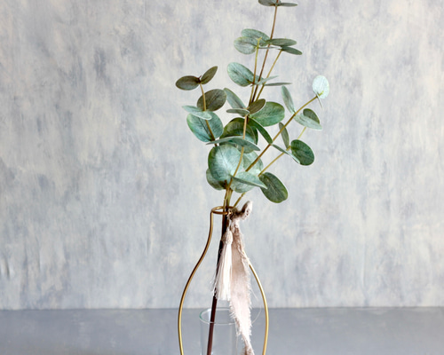 アートフラワー　ゲンソウカ　カラー　オンシジウム　ユーカリ アートフラワー ゲンソウカ カラー オンシジウム ユーカリ