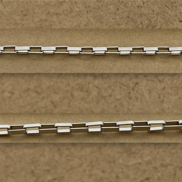 [訂單銷售/30M] 鏈條寬度（外徑）2.5mm 線徑0.4mm 威尼斯外科不銹鋼鏈條SUS304 第2張的照片