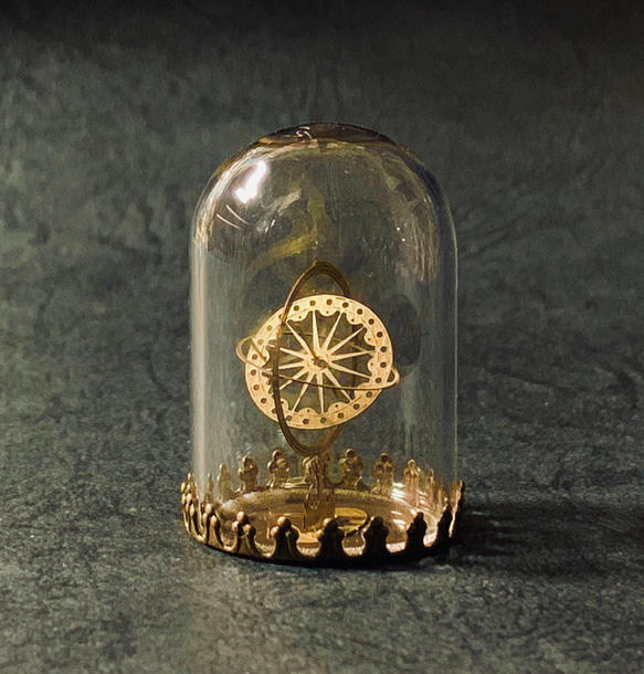 ガラスドーム　メダイヨン　アンティーク　 お値引き中！ 新品 懐中時計 アンティーク調 ガラスドーム 球体 ネックレス