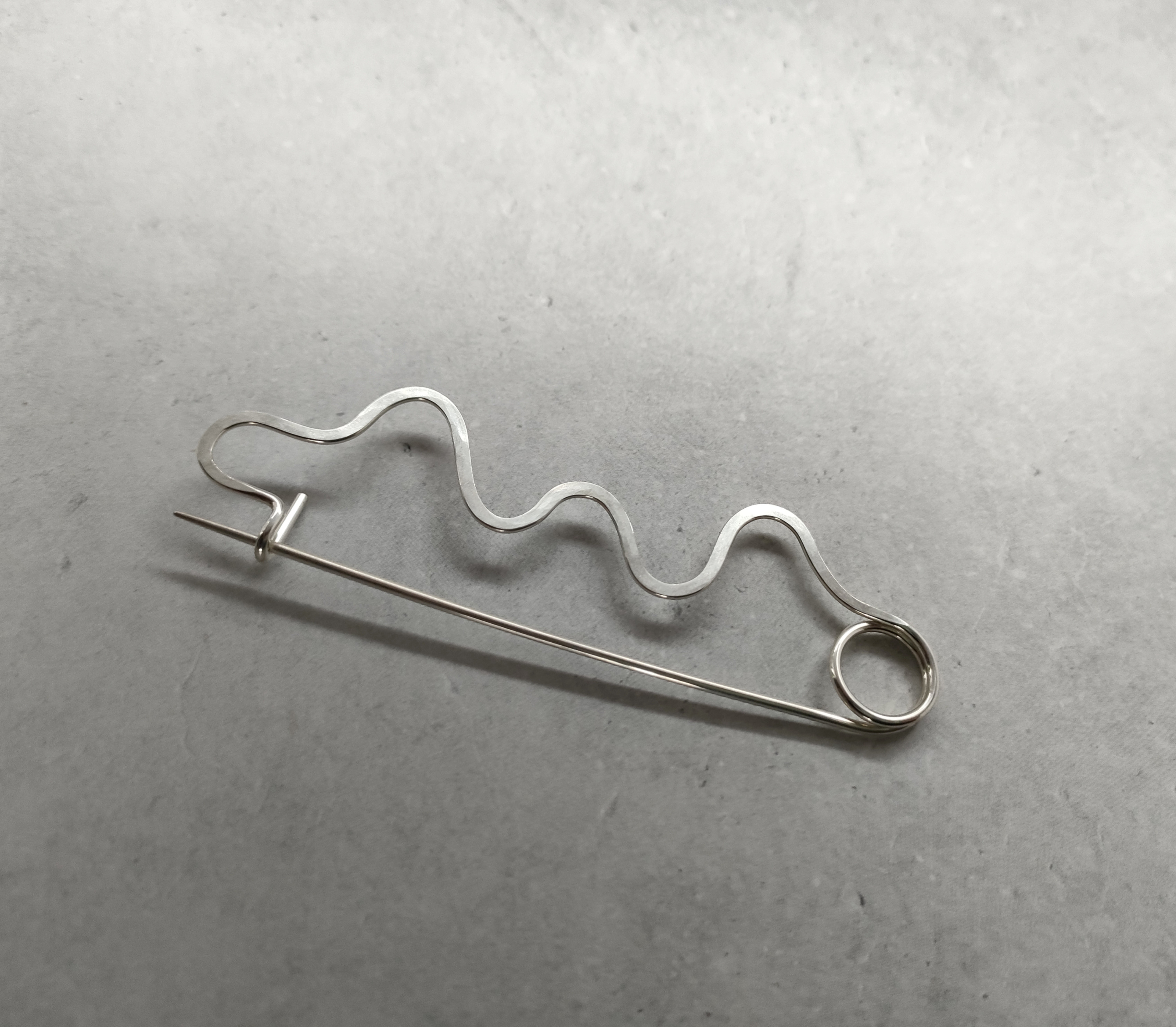 曇り空 銀ストールピン 4,818円