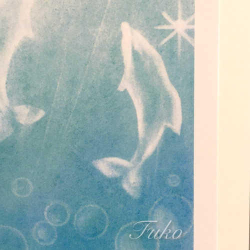 ポストカード】ヒーリング・アクア ☆選べる3枚《メッセージ付