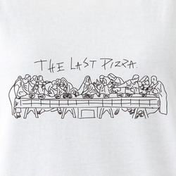 THE LAST PIZZA Tシャツ ホワイト 2枚目の画像