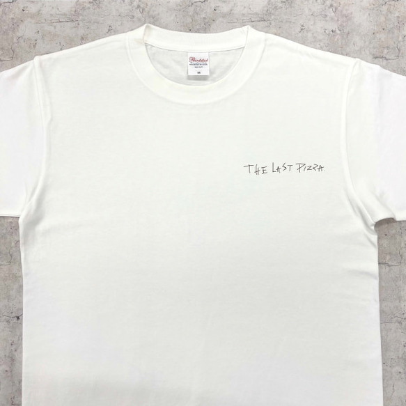 THE LAST PIZZA Tシャツ ホワイト 5枚目の画像