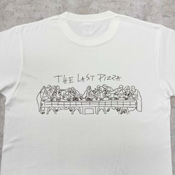 THE LAST PIZZA Tシャツ ホワイト 6枚目の画像