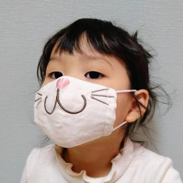 ねこマスク　２才～4才用 6枚目の画像