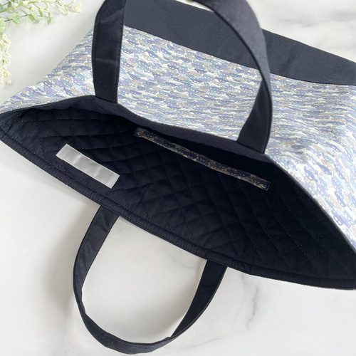 30×40】レッスンバッグ・紺色・リバティ・カーズ・男の子・シンプル