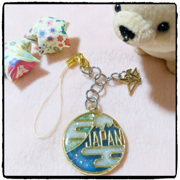 NO.16 // 日本一の山と言えば?Mt.Fujiレジンキーチェーン 携帯