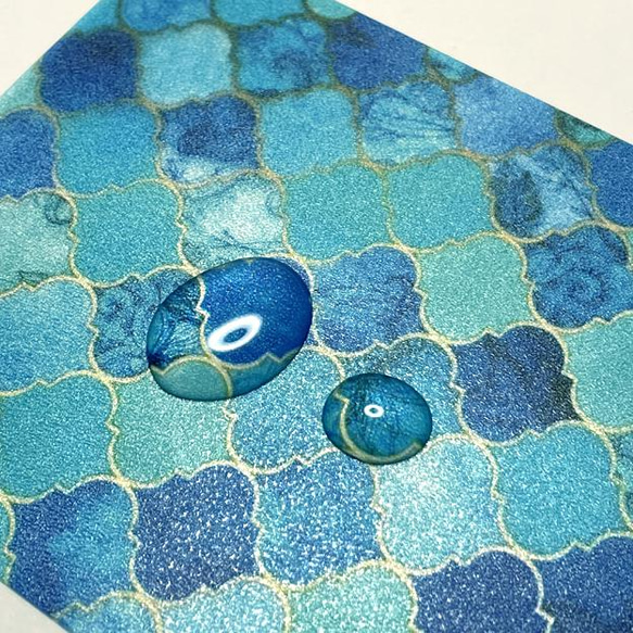 めくれる栞＜タイル・ブルー＞※納期10日前後です 3枚目の画像