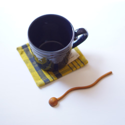 彎柄木製攪拌棒（柚木）A016-0 第8張的照片