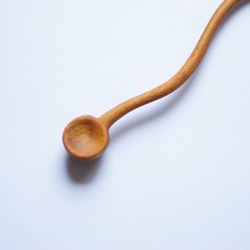 彎柄木製攪拌棒（柚木）A016-0 第5張的照片