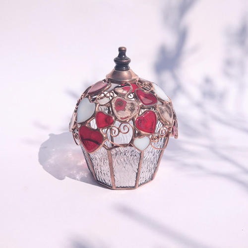 ステンドグラス 小物入れ 【ハートのポプリボックス】 その他