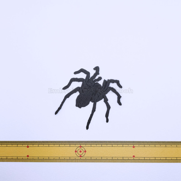 タランチュラ大　刺繍ワッペン　蜘蛛　昆虫　虫 6枚目の画像