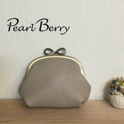 リボンが可愛い♡がま口ポーチお財布　(受注生産) 7枚目の画像