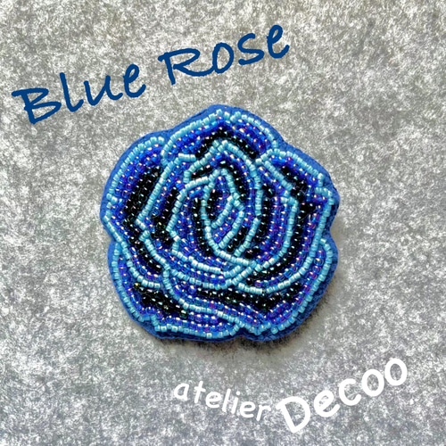 rose様】Blue刺繍2枚セット