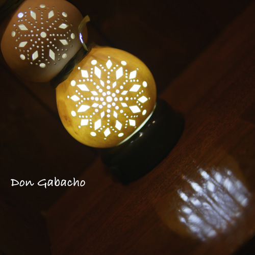 ひょうたんランプ☆スノーボール スタンドライト・テーブルランプ Don