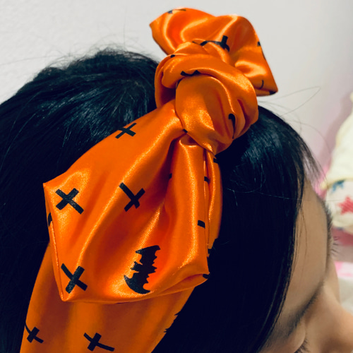 ハロウィン　ハロウィンカラー　ヘアターバン　ヘアバンド ハロウィン ハロウィンカラー ヘアターバン ヘアバンド ターバン