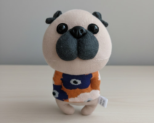 ☆オーダーメイド☆ ぽっけに手 パグ ぬいぐるみ ぬいぐるみ