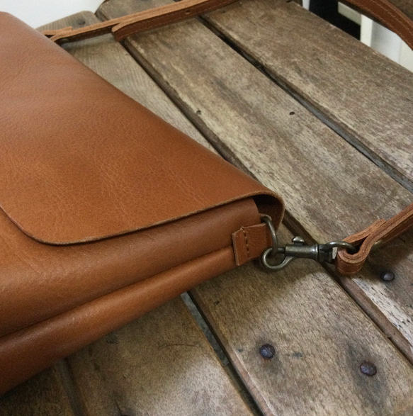 長財布が入るショルダーバッグ　(受注生産) 9枚目の画像