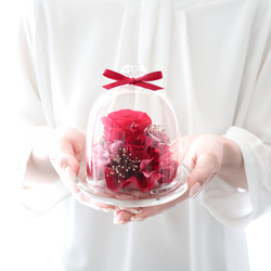 アンティークレッドの大人っぽいガラスドーム｜母の日・誕生日・還暦祝い・退職祝い等　pre.022 14枚目の画像