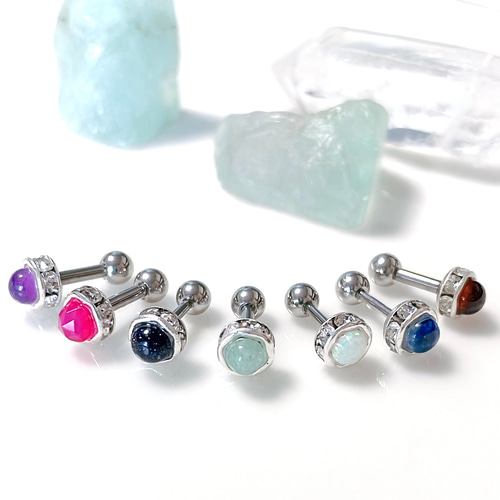 角度によって表情を変える 不思議な石 ブルーラブラドライト ロンデル