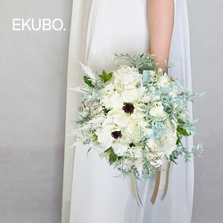 アーティフィシャルブーケ ダリア アネモネ ホワイト アーティフィシャルブーケ ダリア アネモネ ホワイト アーティ