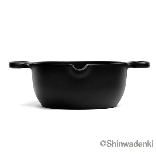南部鉄器 鉄鍋 天ぷら鍋 揚げ物鍋17cm 日本製 ガス・IH対応