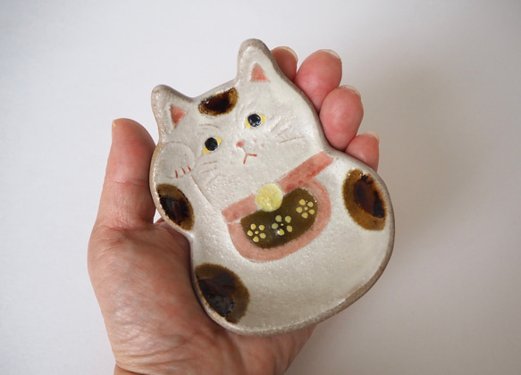 豆皿　『招き猫』 5枚目の画像