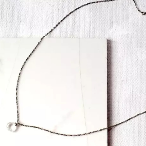 Allergy to Metal 鈦項鍊 石英（水晶） 免費送貨和包裝 第3張的照片