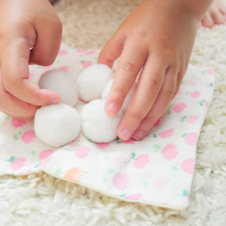 お得な5枚セット☆小さめガーゼハンカチ♪子どもの手にちょうど良いサイズ(日本製 綿100%ガーゼ)保育園/幼稚園/小学生 11枚目の画像