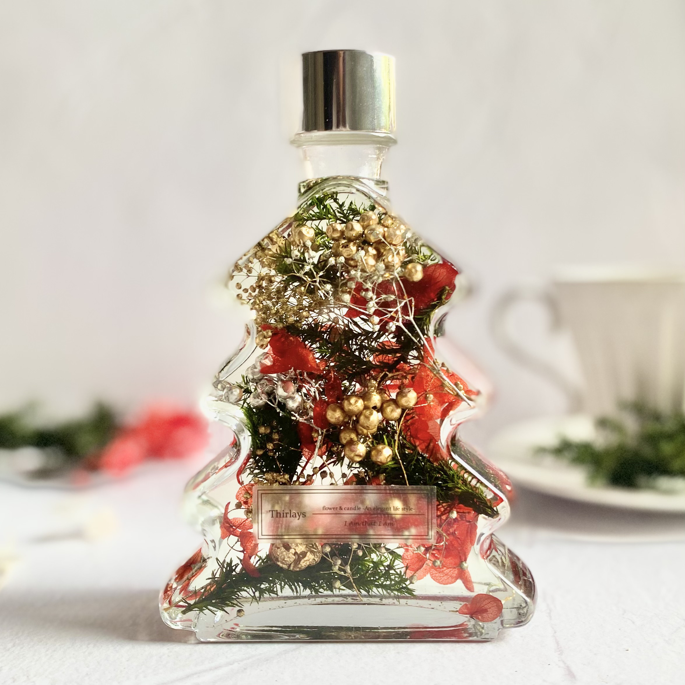 超お得！大人のシックなメリークリスマス！ツリーハーバリウム数量限定