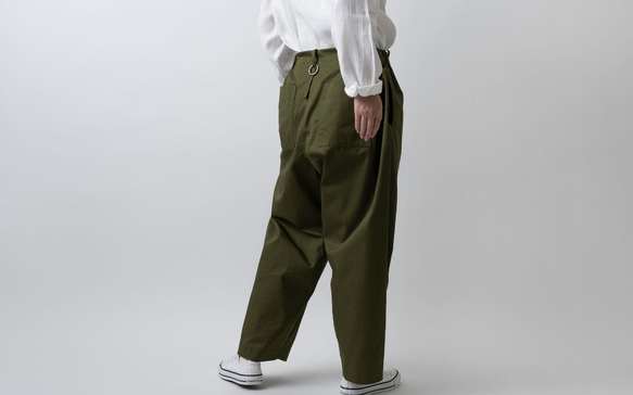 【再入荷】木間服装製作 / pants kahki / unisex 1size 6枚目の画像