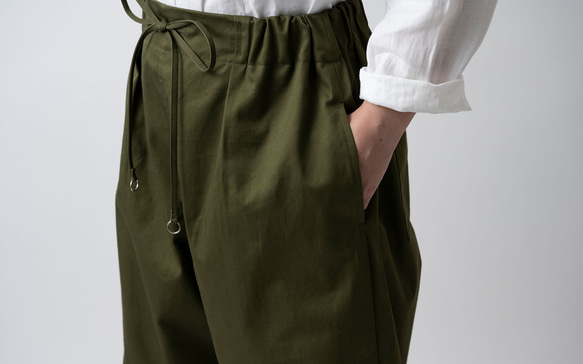 【4月中旬出貨】Kima服裝製作/褲子卡其/男女通用1size 第9張的照片