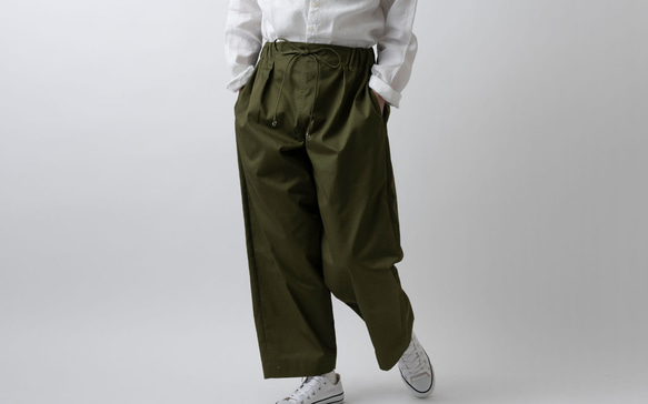 木間服装製作 / pants cotton beige / unisex 1size 7枚目の画像