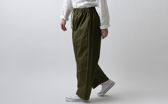 木間服装製作 / pants cotton beige / unisex 1size 8枚目の画像