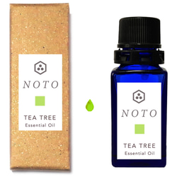 NOTO ティーツリー精油10ml 手作り花粉症対策スプレーに エッセンシャルオイル ディフューザー芳香浴や香水用に 1枚目の画像