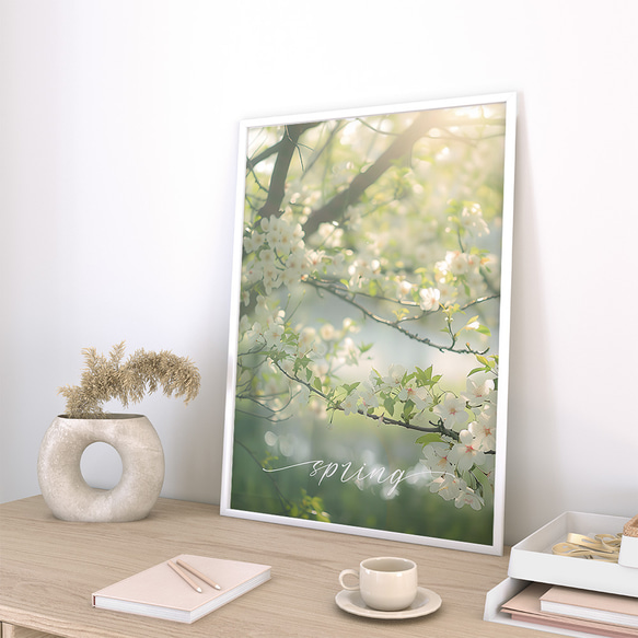 桜のフォトポスター / i1708 / サクラのある春の風景　写真　インテリアポスター 4枚目の画像
