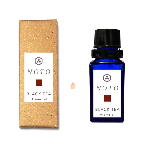 NOTO 紅茶オイル5ml お試しサイズ エレガントなストレートティー茶葉の香りを再現 フレグランスアロマオイル 1枚目の画像