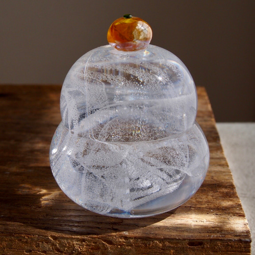 ガラスの鏡餅2025/TOYAMA GLASS STUDIO ガラスの鏡餅2025/TOYAMA GLASS STUDIO