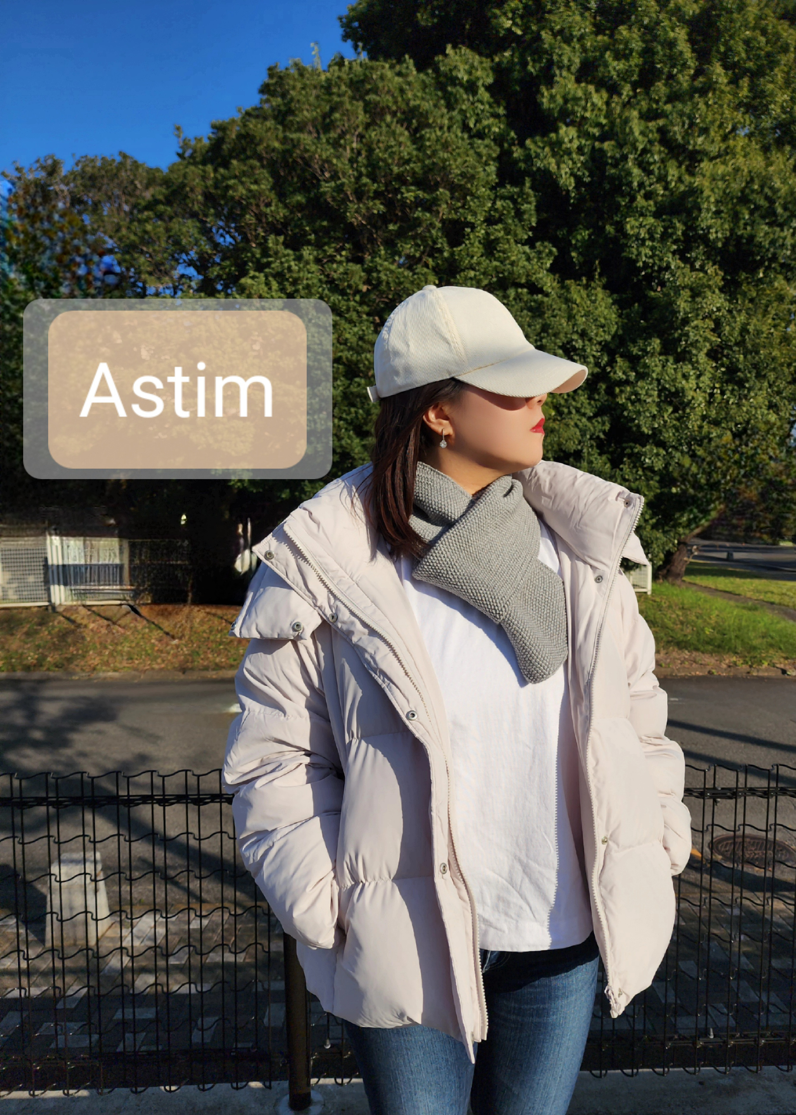 Y95M【クリスマスギフト】美しく上品なライトグレー/鹿の子編みのシンプルマフラー/メリノウール100％【送料無料】