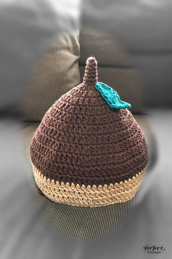 どんぐり帽子 チクチクしないコットン100% 帽子(ベビー・キッズ) es