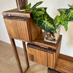 英国 デザイン おしゃれ トイレ収納 B イギリス家具 プランター ラック 観葉植物 スタンド 小物収納 家具 5枚目の画像